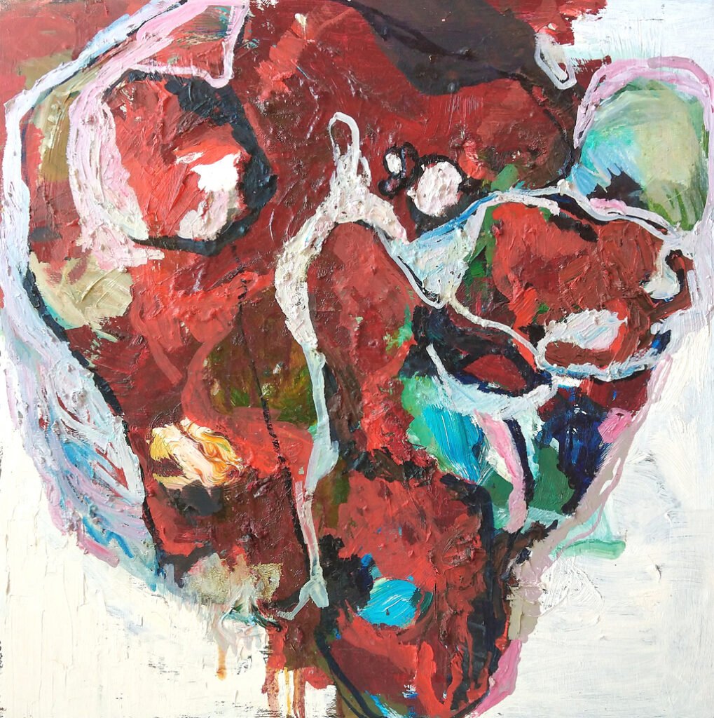 A Fluidez das Formas, 2023, arte abstrata original de Ana Rola&ccedil;a Costa