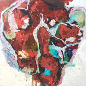 A Fluidez das Formas, 2023, arte abstrata original de Ana Rolaça Costa