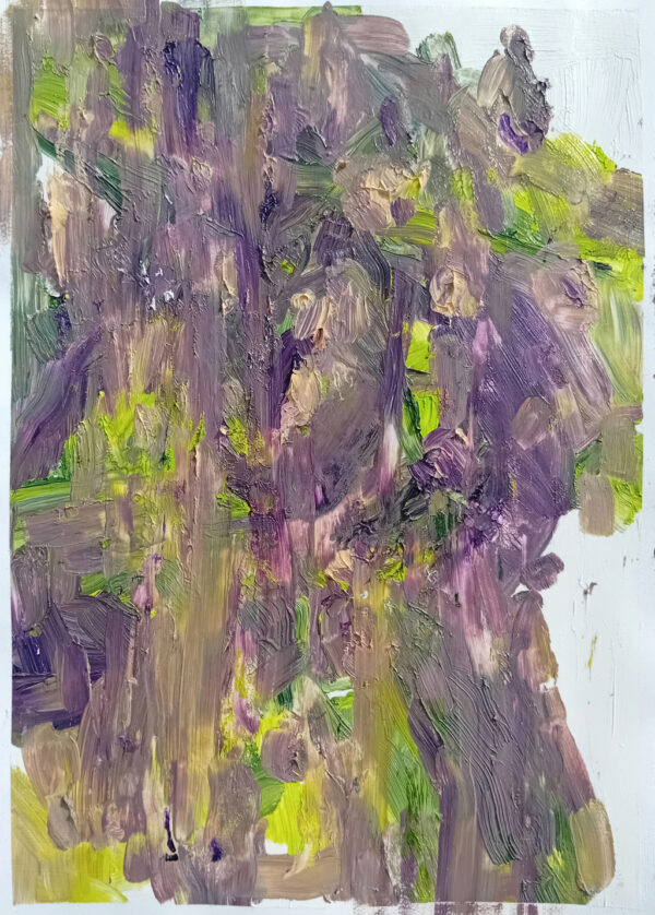 Coisas Verdejantes II 2023, Pintura Abstrata Original de Ana Rolaça Costa