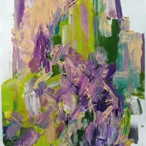 Coisas Verdejantes III 2023, Pintura Abstrata Original de Ana Rolaça Costa