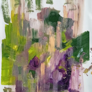 Coisas Verdejantes 2023 Pintura Abstrata original de Ana Rolaça Costa
